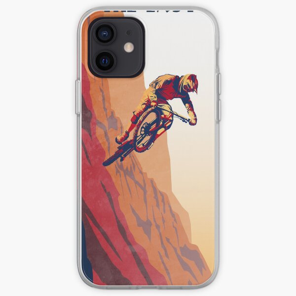 retro style mountain bike poster: Good to the Last Drop iPhone Soft Case
