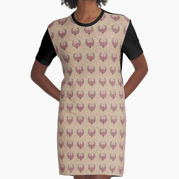Batik Pesisir Gurdo Graphic T-Shirt Dress