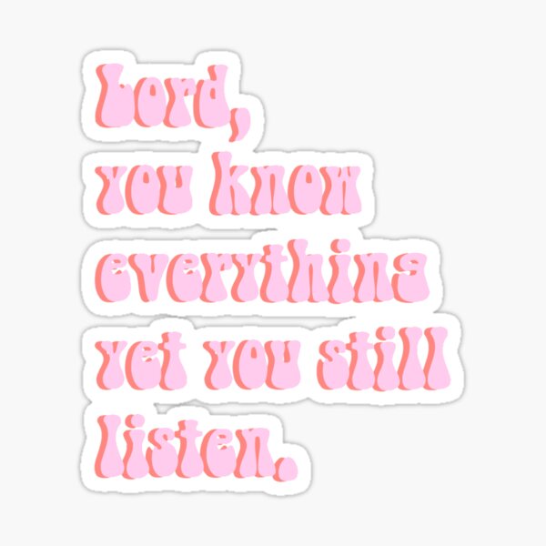 Everything Pink Stickers