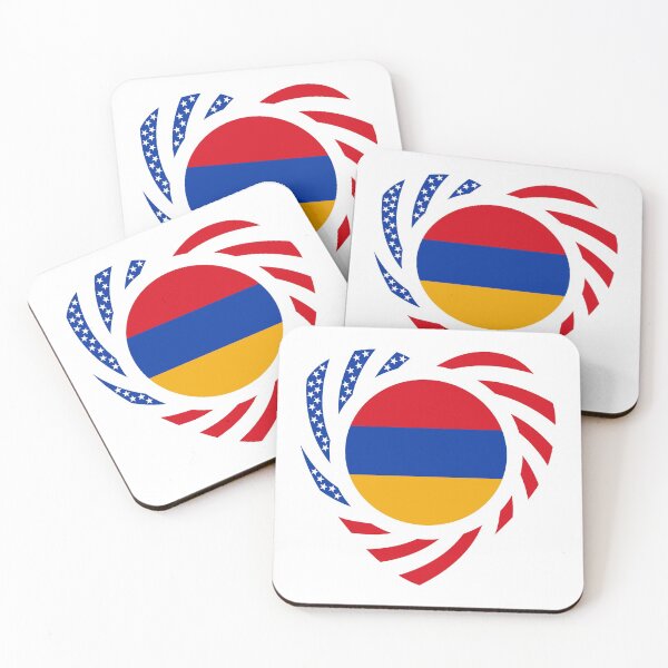 Item preview, Armenian Multinational Patriot Flag Series (Heart) designed and sold by Carbon-Fibre Media.