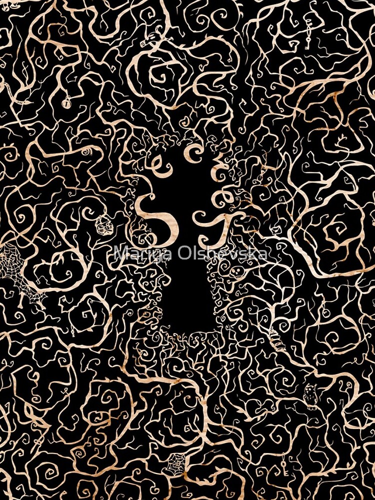 Secret (Stained Paper on Black) Phone Case by OzureFlame