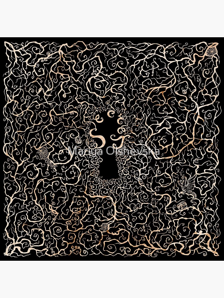 Secret (Stained Paper on Black Version) by OzureFlame