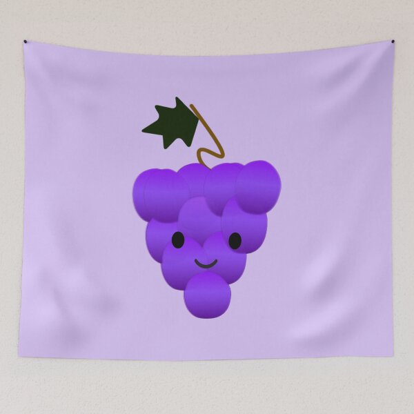 Item preview, Cute Purple Bunch of Grapes designed and sold by Hedgie Designs.