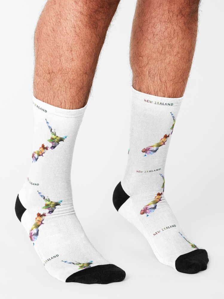 "New Zealand" Socks for Sale by MonnPrint Redbubble