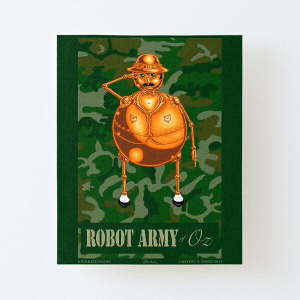 Tik-Tok: Robot Army of Oz by Kevenn T. Smith Canvas Mounted Print