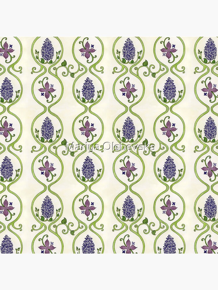 Vintage Lilac Pattern by OzureFlame