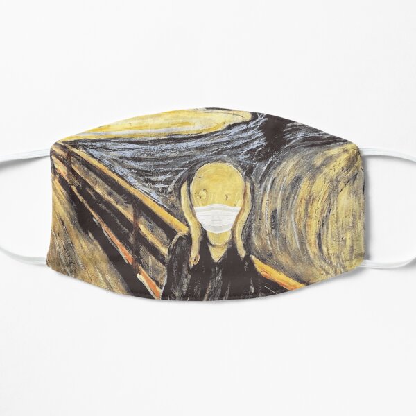 Munch Scream Protective Face Mask Covering Parody Print Mask