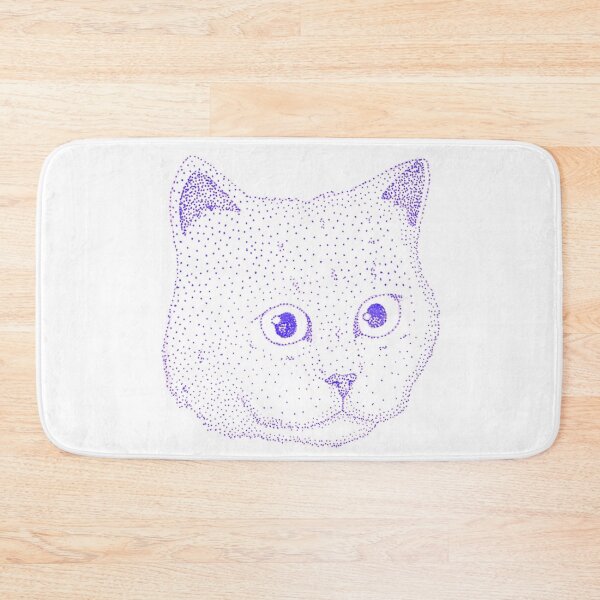 Item preview, Purple kitty designed and sold by -Pen-sive.