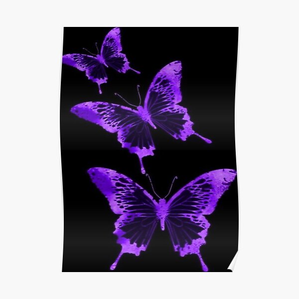 inverted butterfly Poster