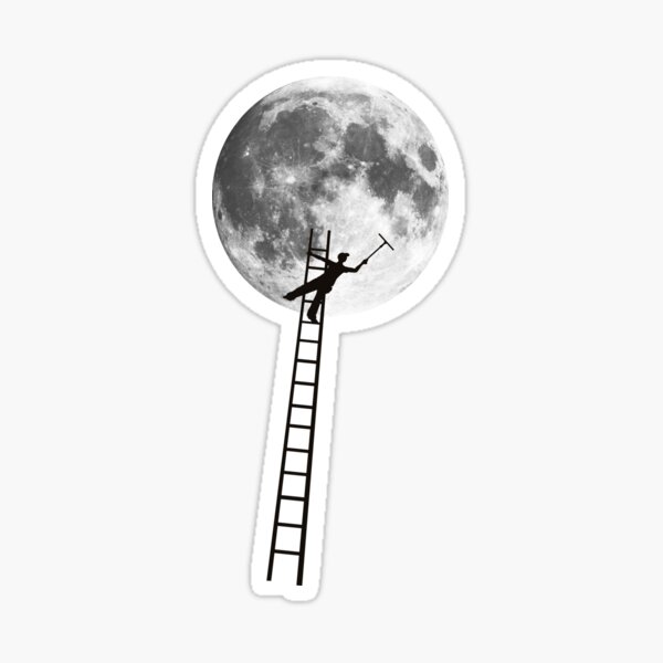 Item preview, MOONSHINE Schwarzweiss-Illustration und Silhouette designed and sold by SFDesignstudio.