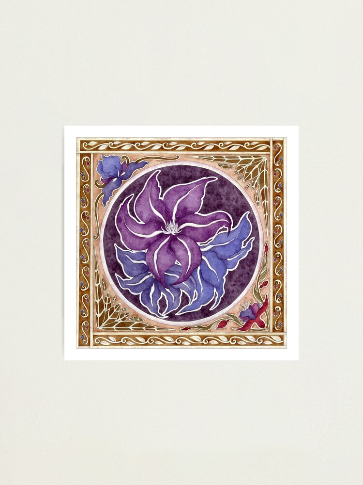 Alternate view of Noble Clematis Photographic Print