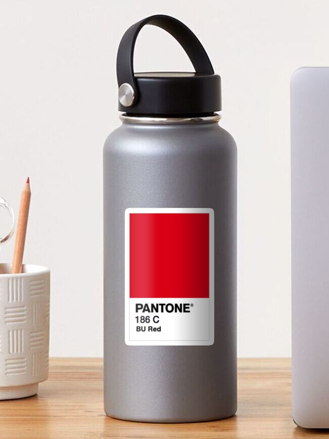 carta de colores pantone rojo