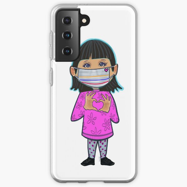 Social distancing love Samsung Galaxy Soft Case