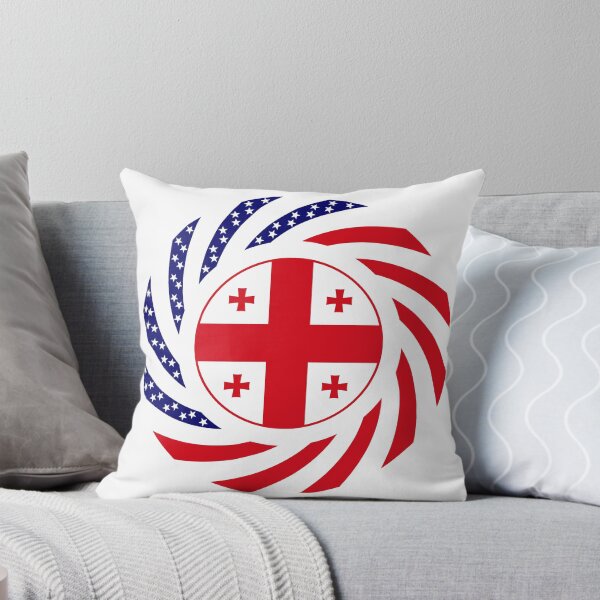 Item preview, Georgian American Multinational Patriot Flag Series designed and sold by Carbon-Fibre Media.