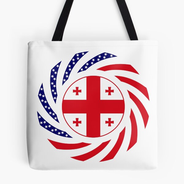 Item preview, Georgian American Multinational Patriot Flag Series designed and sold by Carbon-Fibre Media.