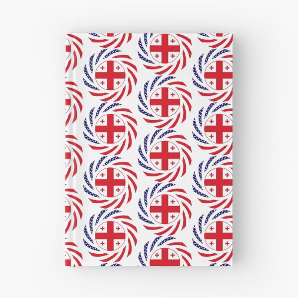 Item preview, Georgian American Multinational Patriot Flag Series designed and sold by Carbon-Fibre Media.