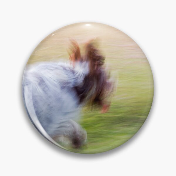 Item preview, Brown Roan Italian Spinone Dog in Action designed and sold by FOLK ART FUSION by heidiannemorris.