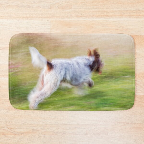 Item preview, Brown Roan Italian Spinone Dog in Action designed and sold by FOLK ART FUSION by heidiannemorris.
