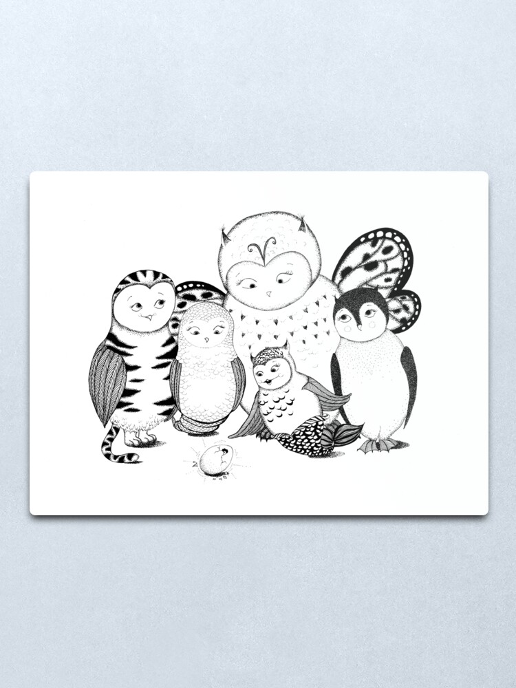 Alternate view of Hybrid Family Metal Print