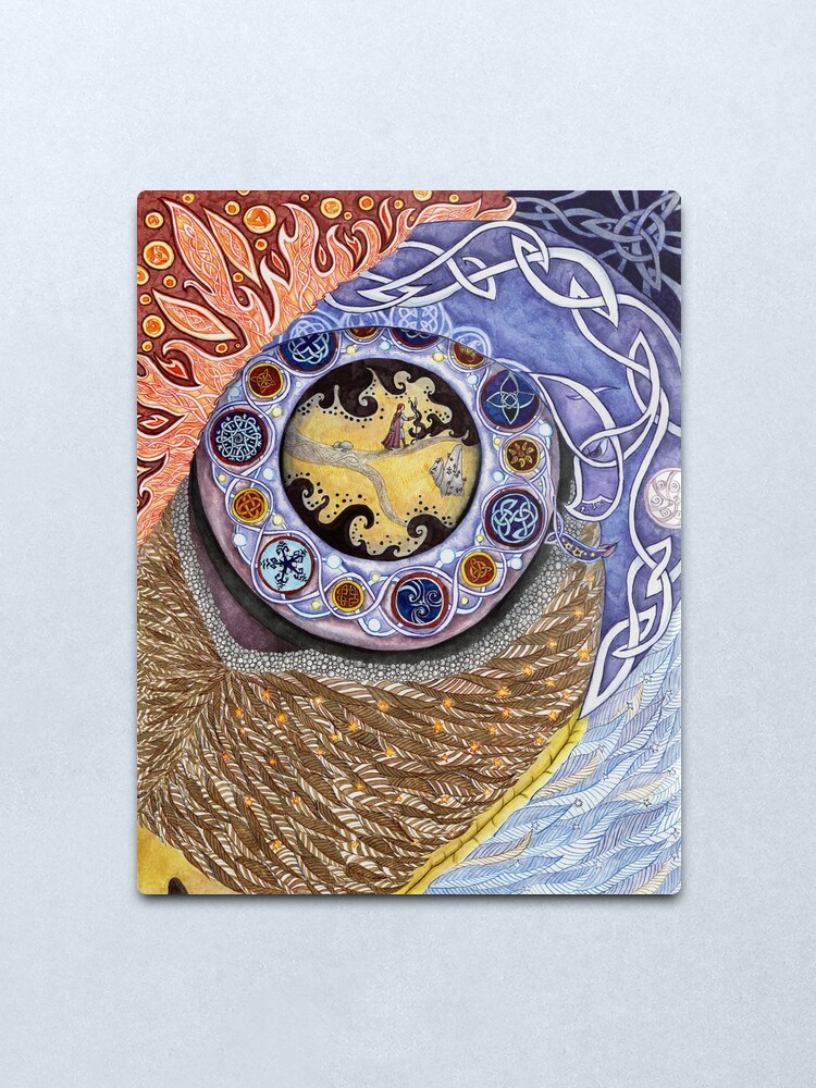 Alternate view of Eye of Achill Metal Print