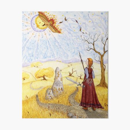 Hawk of Achill Art Board Print