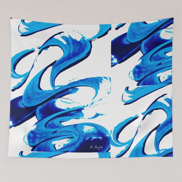 Item preview, Pure Water 314 - Blue Abstract Art By Sharon Cummings designed and sold by Sharon Cummings Art.