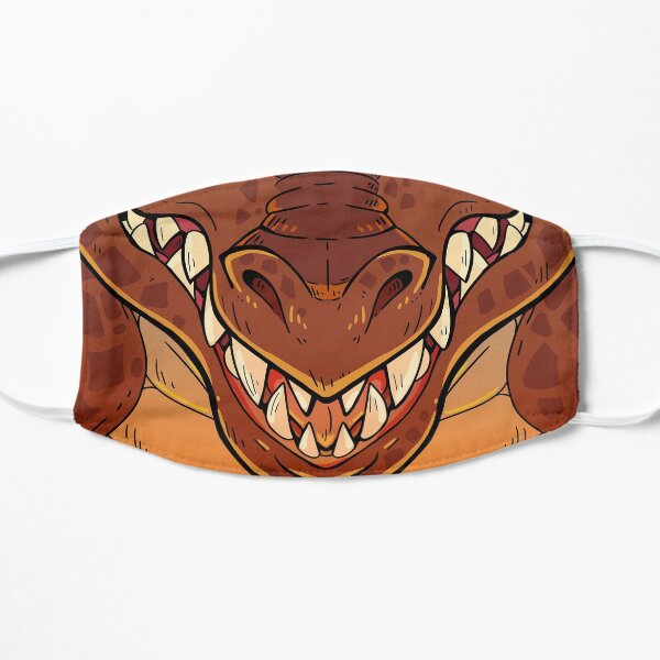 Red Dragon Flat Mask