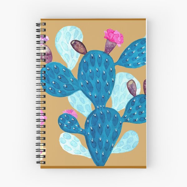 Item preview, Watercolor Mexican cactus with folk flowers aztec tiles designed and sold by CrisBanana.