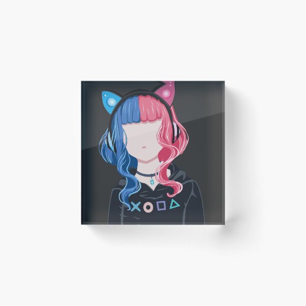 Aperçu de l'œuvre Anime Girl Original Character - Design minimaliste créée et vendue par Notecore Designs.