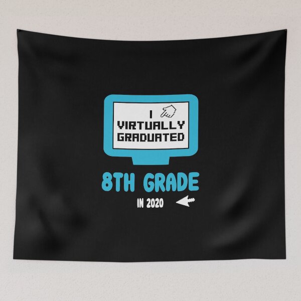 Item preview, I Virtually Graduated Eighth 8th Grade in 2020 Quarantine Funny Gift Idea kids, toddlers teens designed and sold by clothesy7.