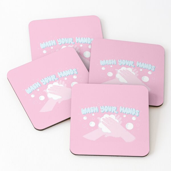 Item preview, WASH YOUR HANDS - in Bubblegum Pink designed and sold by catherineheath.