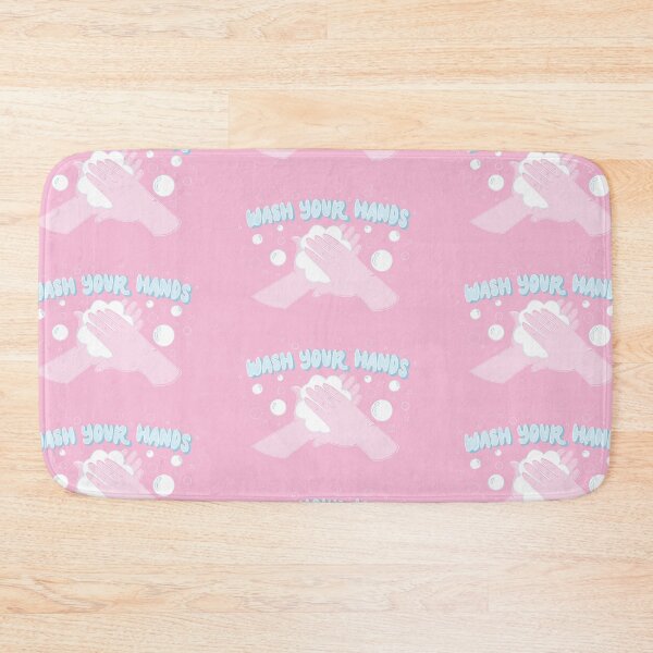 Item preview, WASH YOUR HANDS - in Bubblegum Pink designed and sold by catherineheath.