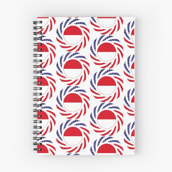 Item preview, Indonesian American Multinational Patriot Flag Series designed and sold by Carbon-Fibre Media.