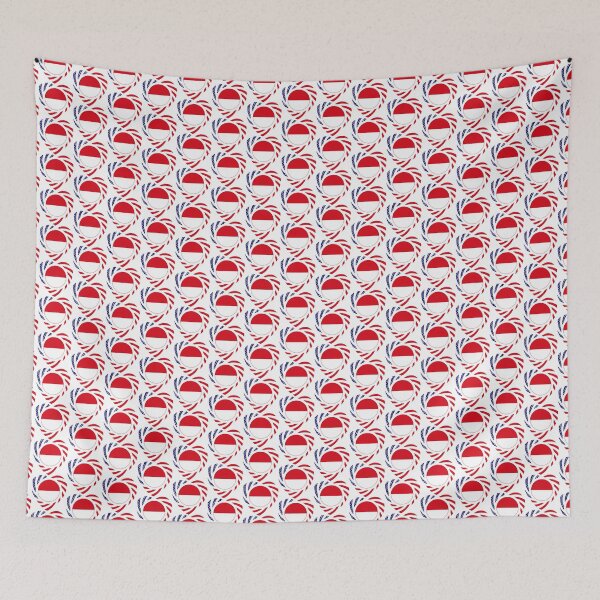 Item preview, Indonesian Multinational Patriot Flag Series (Heart) designed and sold by Carbon-Fibre Media.