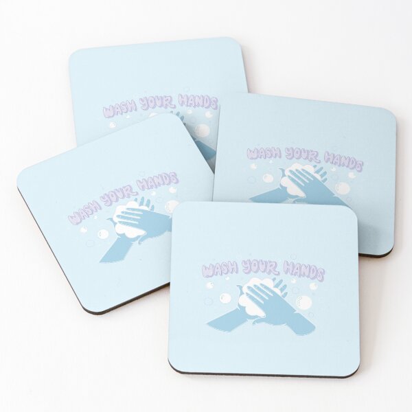 Item preview, WASH YOUR HANDS - in Baby Blue designed and sold by catherineheath.