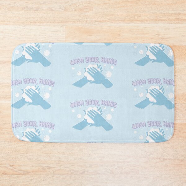 Item preview, WASH YOUR HANDS - in Baby Blue designed and sold by catherineheath.