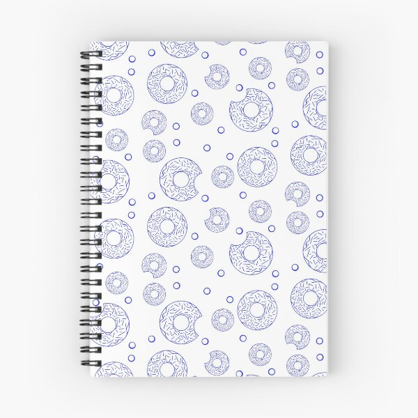 Item preview, Donut Pattern Blue designed and sold by SonneFaunArt.