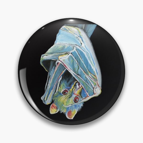 Item preview, Rainbow bat in the shadows designed and sold by MandyMurphyArt.