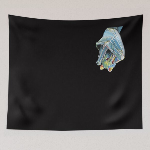 Item preview, Rainbow bat in the shadows designed and sold by MandyMurphyArt.