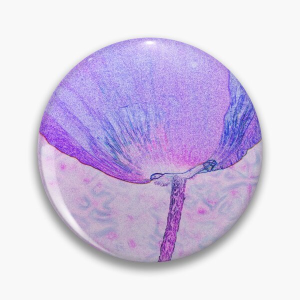 Artikelvorschau, Lila Mohn Tinte und Aquarellart Pop-Art entworfen und verkauft von Latch Farm  Studios.