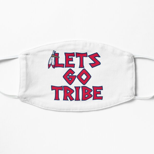 Lets Go Tribe - White Flat Mask