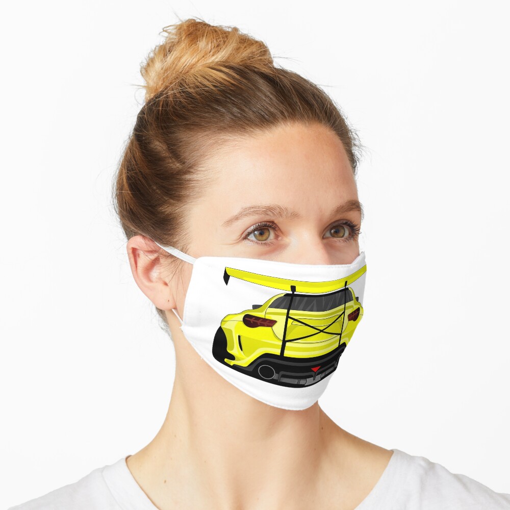 Download Toyota Gt86 Yellow Mask By Venzolic Redbubble PSD Mockup Templates