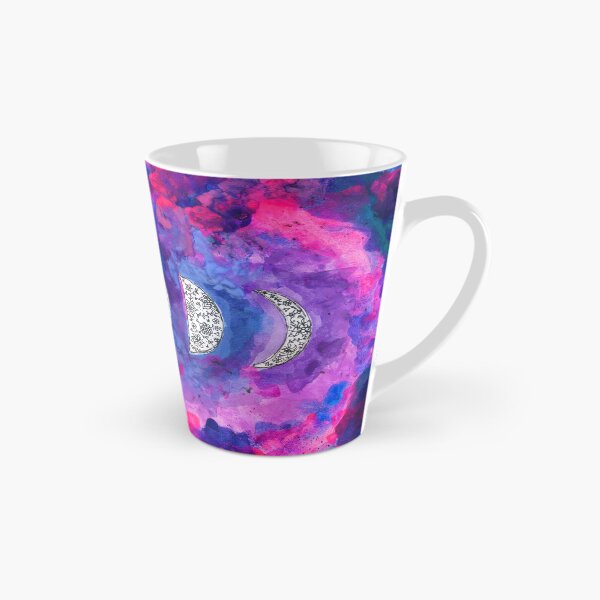 Item preview, Moon Phases with Floral Details over Watercolor Background designed and sold by Daydreamer Alley.