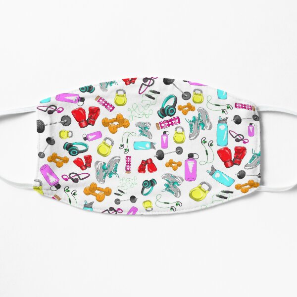 All Work Out Items Pattern Mask