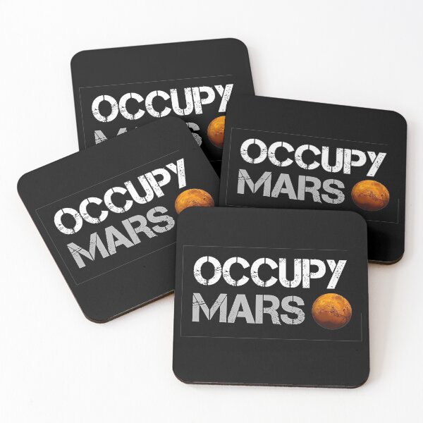 Item preview, occupy mars Face Mask designed and sold by Funny Tee.