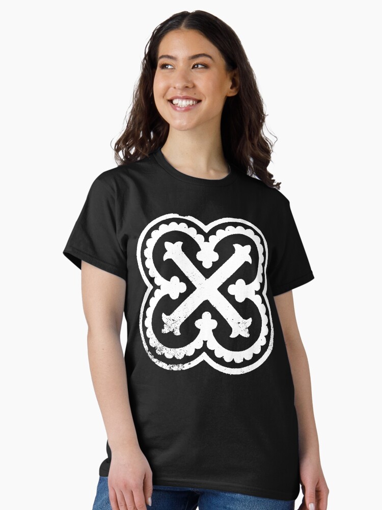 Thumbnail 2 of 7, Classic T-Shirt, Old Glasgow Tile designed and sold by TheRandomFactor.
