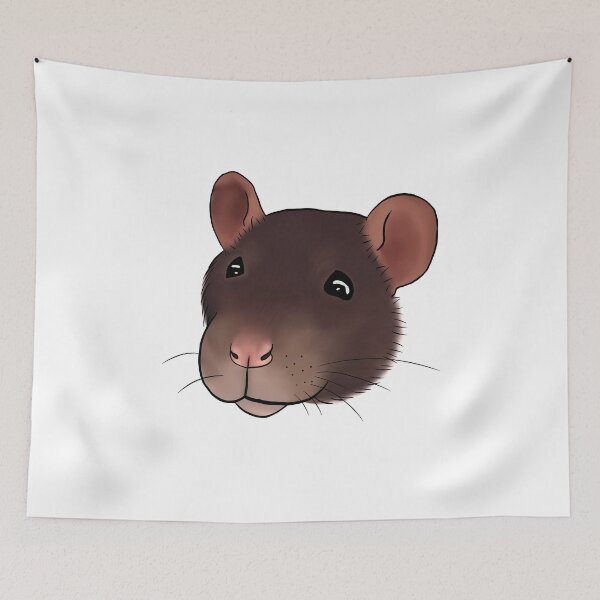 Aperçu de l'œuvre Rat fantaisie brun créée et vendue par Lilystreet.