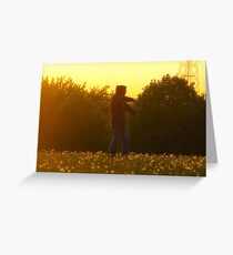 A Tai Chi moment Greeting Card