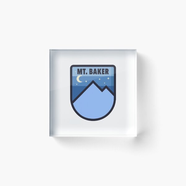 Mount Baker Acrylic Block