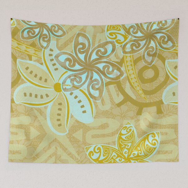 Item preview, Polynesian Golden Sunset Print designed and sold by sunnthreads.